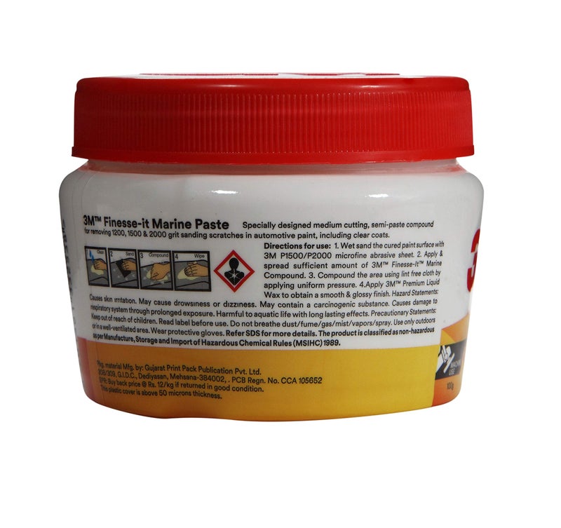 3M Finesse-It Marine Paste Compound-White 100g - Pack of 3 - Image 3