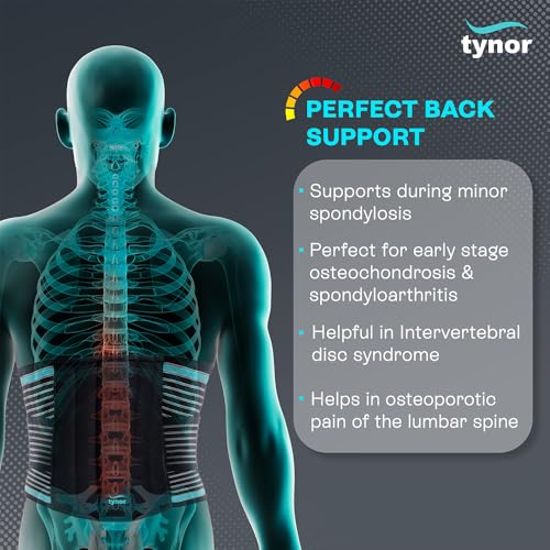 TYNOR Back Support Belt Adjustable Back Brace for Lower Back PainBreathable Lumbar Support Belt for Men Women Lower Back Brace for Herniated Disc Sciatica Heavy Lifting XXL Classic Black - Image 5