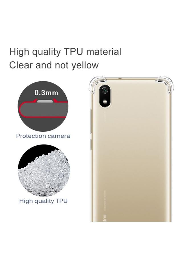 erorex Case For Xiaomi Redmi 7A Four-Corner Anti-Drop Ultra-Thin Transparent TPU Phone Case - Image 4