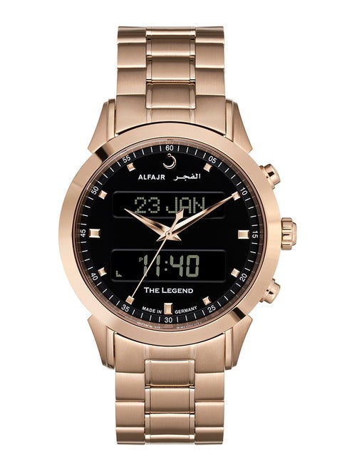 Al Fajr The Legend 360 Analog-Digital Stainless Steel Watch WA-30BS