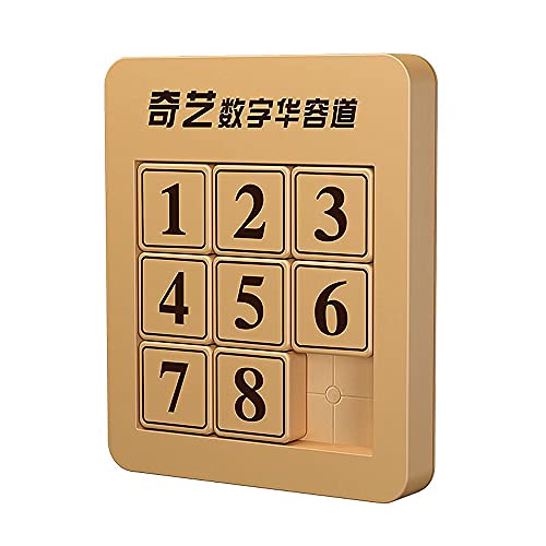 LiangCuber QY Toys 3x3 Klotski Puzzle Magnetic Sliding Number Puzzle ABS Brain Teasers Toy Tangram Jigsaw Intelligence 8Digit Version - Image 1
