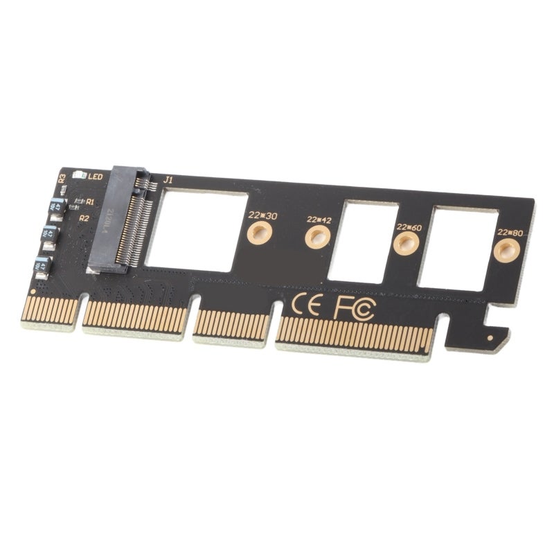 بطاقة محول NVME M.2 SSD: مفتاح M PCI-E 3.0 X4 X8 X16 - توافق واسع لنظام بروتوكول NVME لتوسيع أجهزة الكمبيوتر بنظامي ويندوز 8 و10 ولينكس - Image 2