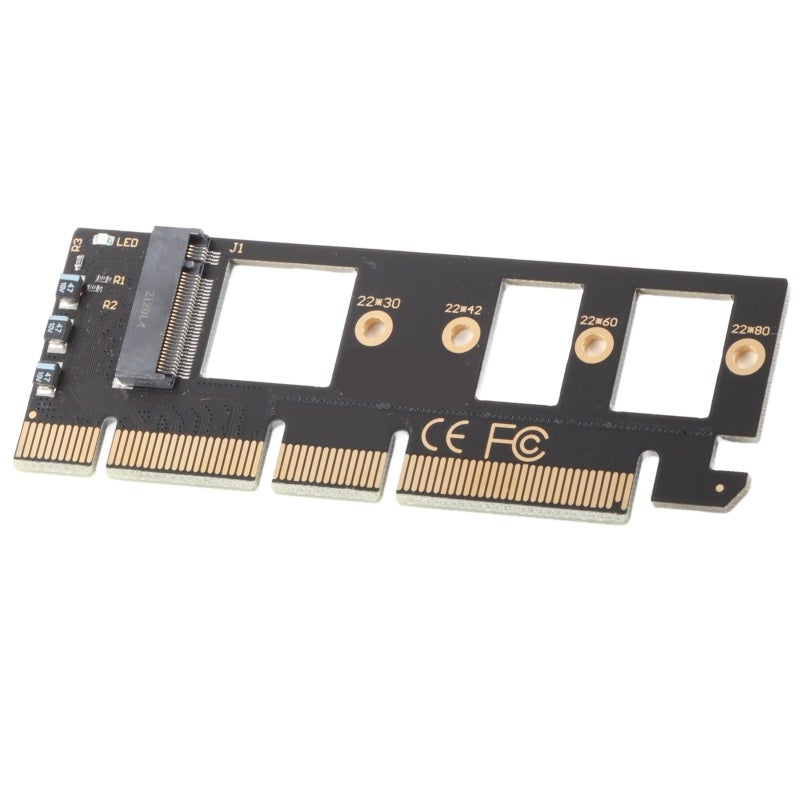 بطاقة محول NVME M.2 SSD: مفتاح M PCI-E 3.0 X4 X8 X16 - توافق واسع لنظام بروتوكول NVME لتوسيع أجهزة الكمبيوتر بنظامي ويندوز 8 و10 ولينكس - Image 3