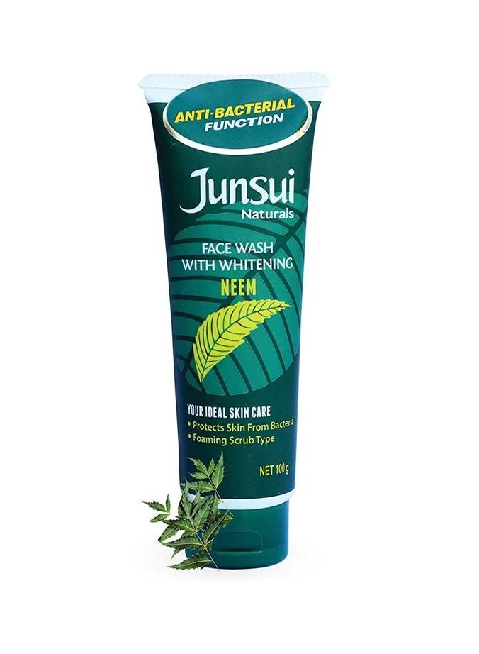 Junsui جل غسول الوجه الطبيعي مع النيم المبيض