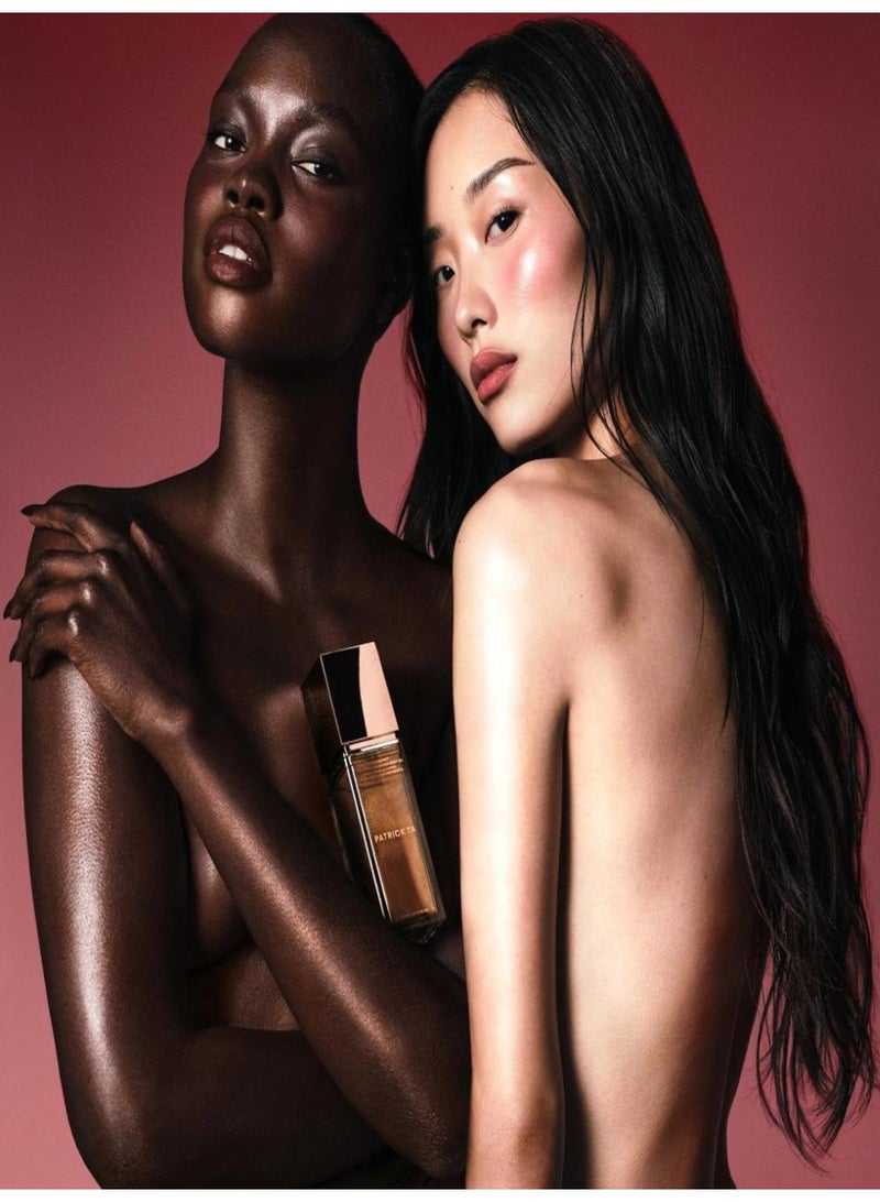 Patrick Ta Major Glow Luminous Bronzing Body Oil – Mini Size 10ml | Instant Radiant Glow - Image 2