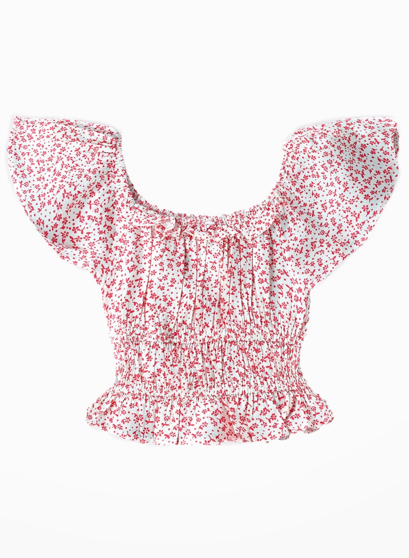 Jelliene Aop Woven Blouse - Image 1