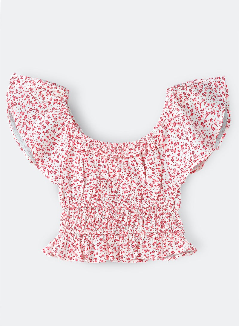 Jelliene Aop Woven Blouse - Image 2