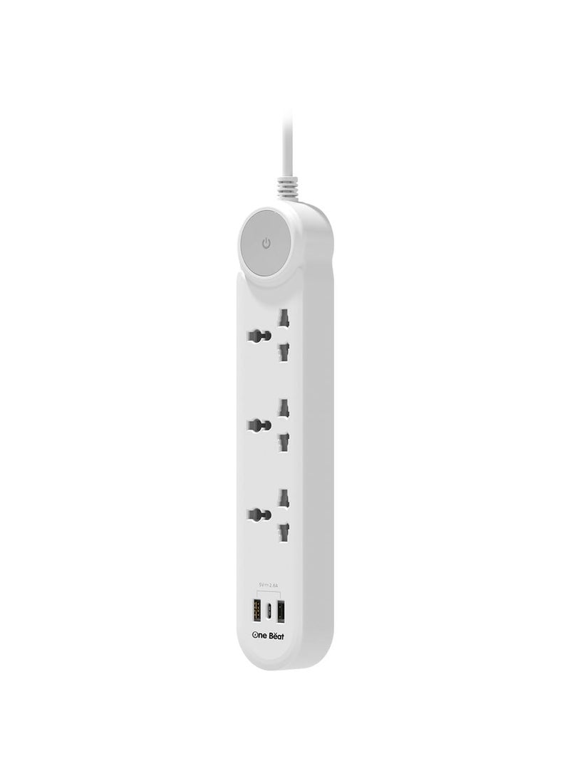 One Beat One Beat Universal Sockets and USB Charging Ports with Indicatori Plug Socket GO 3  - Image 1