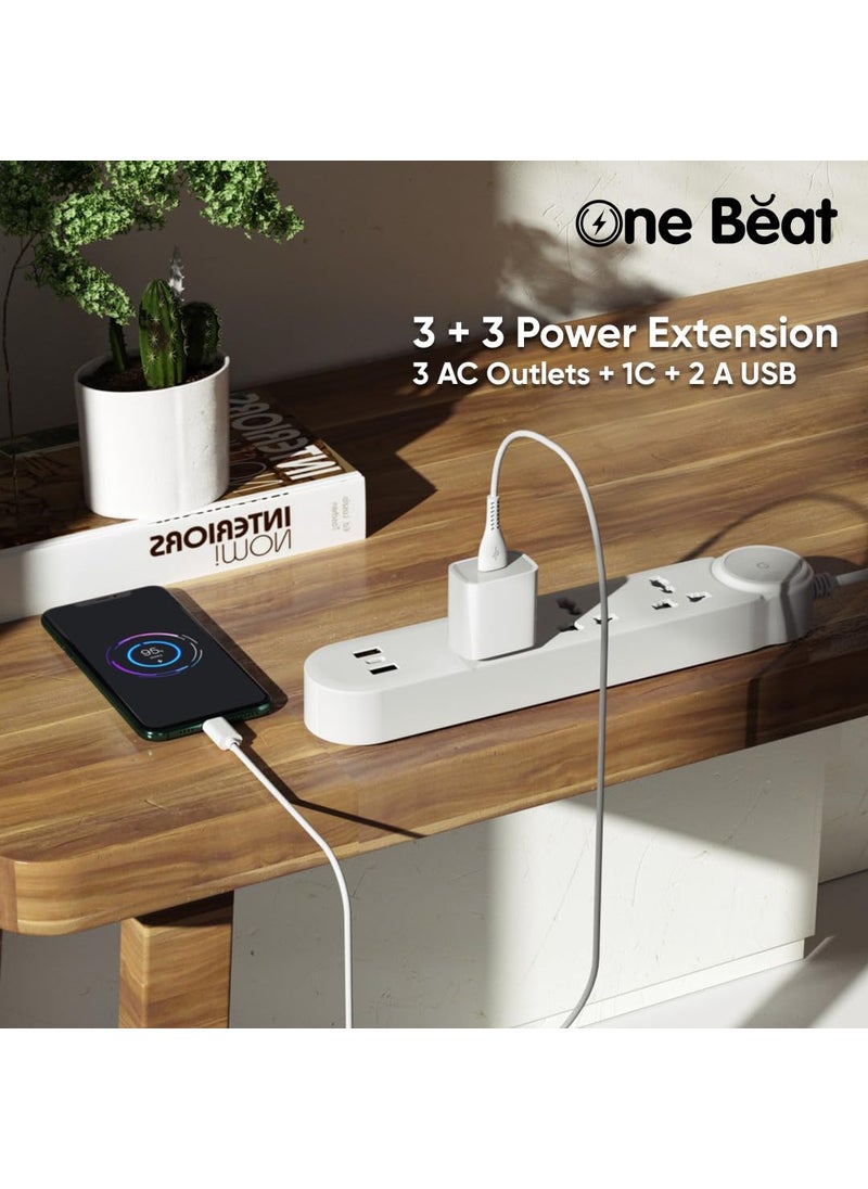 One Beat One Beat Universal Sockets and USB Charging Ports with Indicatori Plug Socket GO 3  - Image 5