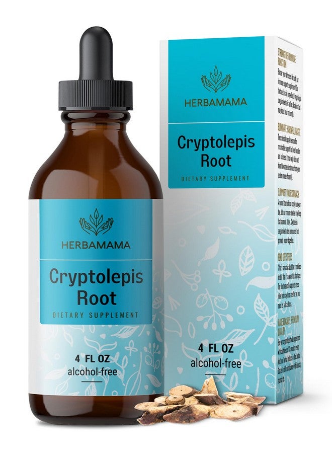 HERBAMAMA Cryptolepis Tincture - Vegan Cryptolepis Sanguinolenta Immune Support Supplement for Overall Detox - Non-GMO, Alcohol & Sugar-Free Immunity Drops, 56-Day Supply - Image 1