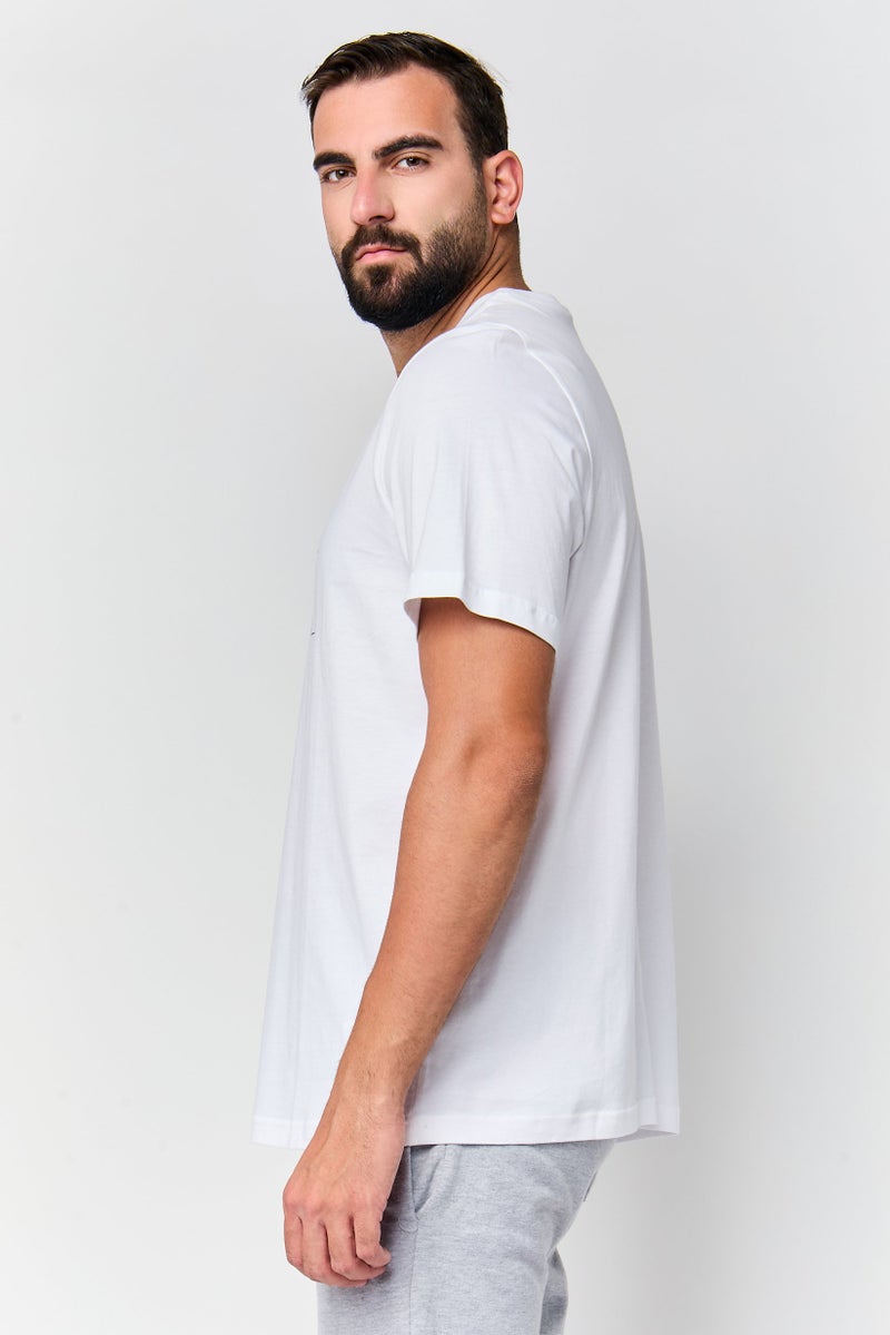 PUMA Men Sportswear Fit Short Sleeve Outdoor T-Shirt, White - Image 3