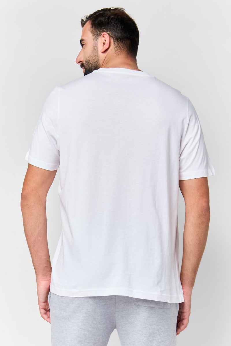 PUMA Men Sportswear Fit Short Sleeve Outdoor T-Shirt, White - Image 4