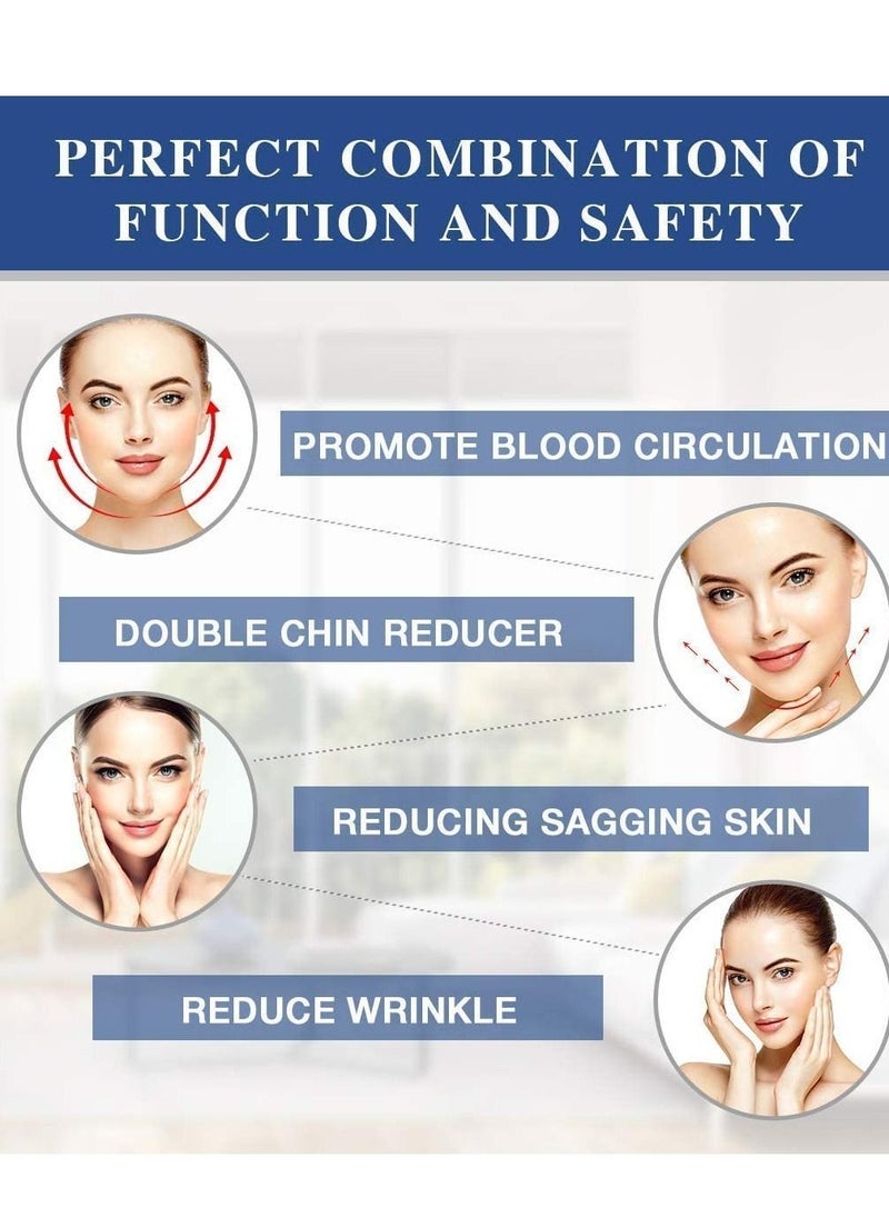 Captaintech Breathable Face Slimming Strap, Face Lift Strap, Reusable Face Lifting Bandage Pain-Free Jawline Shaping Band, V Line Shaping Face Masks, Anti-Sagging-Aging-Wrinkle-Snore Belt for Women （White） - Image 5