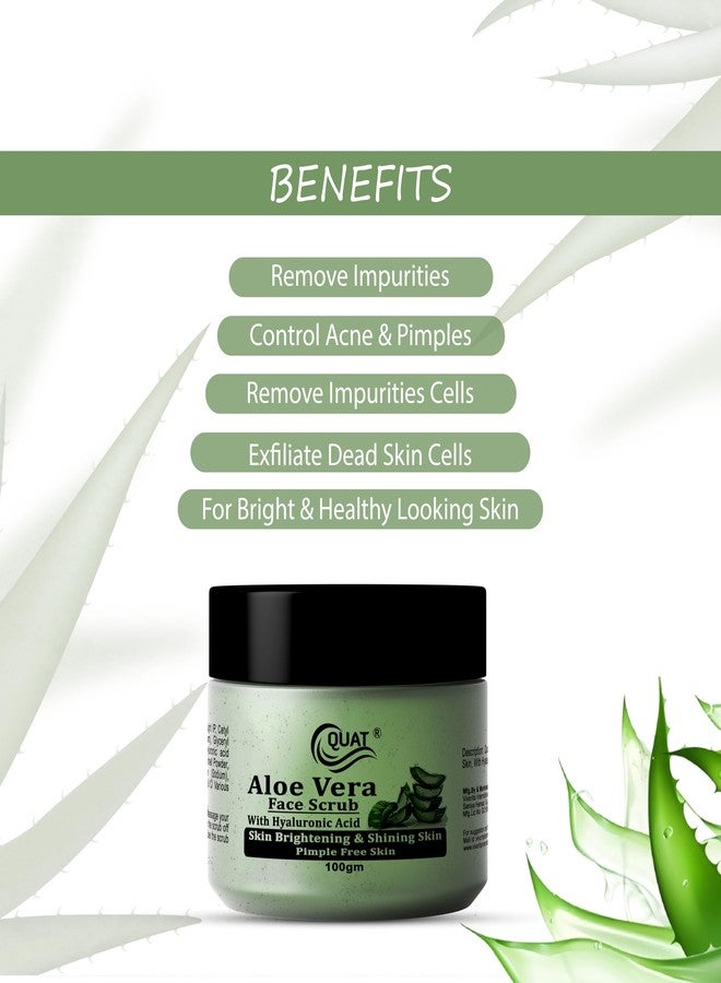 Quat Aloe Vera Face Scrub 100gm - Image 2