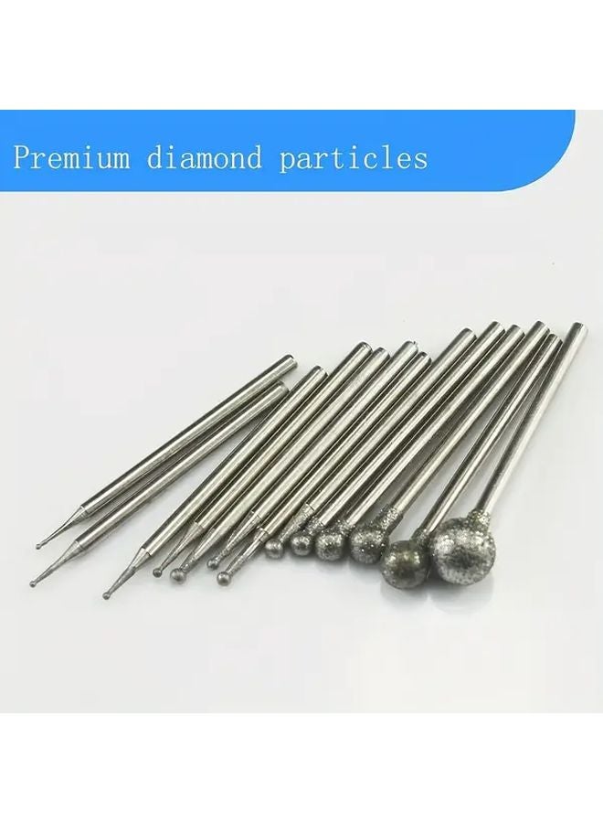 26pcs Diamond Grinding Bits Set For Carving And Polishing Jade Stone - Image 4