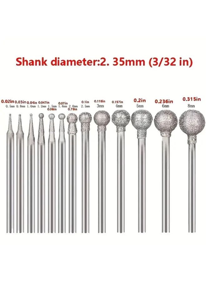 26pcs Diamond Grinding Bits Set For Carving And Polishing Jade Stone - Image 3