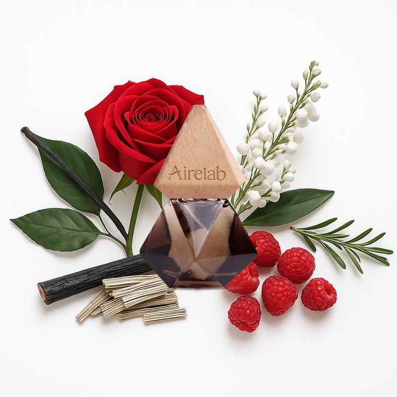 Airelab Silk Oud Car Scents Air Freshener | Automotive Hanging Diffuser with whole Fragrance Inspired by LV Ombré Nomade | luxury Unisex Car Perfume with Odour Eliminator & Long Lasting Formula - 8ml - Image 2