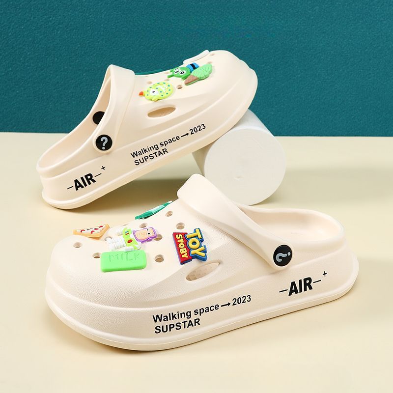 Children'S Buats Lightyear New Soft Sole Thick Sole Cute Hole Shoes Non-Slip Boys' Slippers Large Children'S Dirty Resistant - Image 2