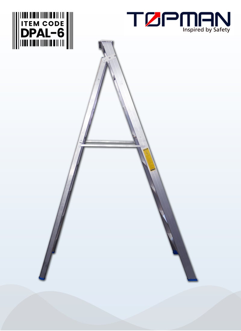 TOPMAN - Dual Purpose Aluminium Ladder 6 Steps - Image 1