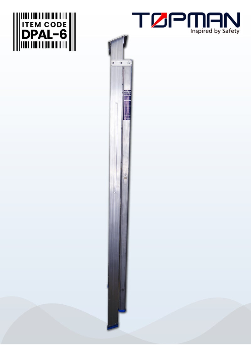 TOPMAN - Dual Purpose Aluminium Ladder 6 Steps - Image 1