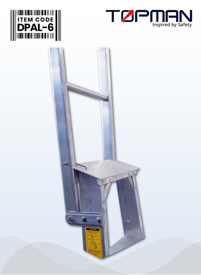 TOPMAN - Dual Purpose Aluminium Ladder 6 Steps - Image 1