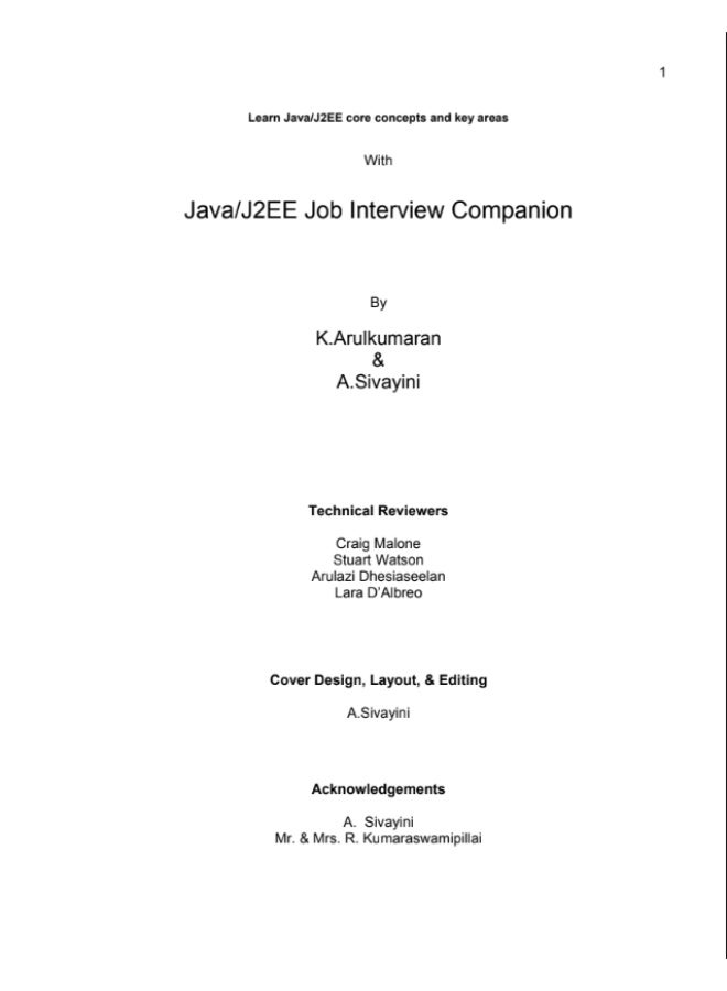 Java/J2EE Job Interview Companion: A Comprehensive Guide for Job-Seeking Developers - Image 2