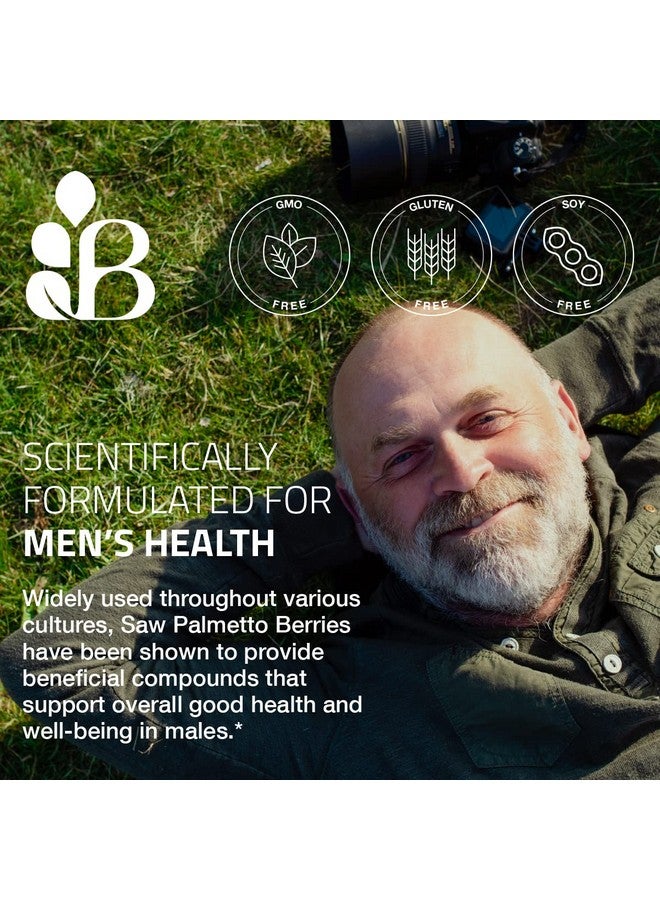برونسون بالميتو المنشاري القوي يدعم صحة البروستاتا وصحة المسالك البولية - خالي من الكائنات المعدلة وراثيًا، 250 كبسولة نباتية - Image 3