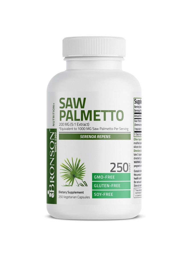 برونسون بالميتو المنشاري القوي يدعم صحة البروستاتا وصحة المسالك البولية - خالي من الكائنات المعدلة وراثيًا، 250 كبسولة نباتية - Image 4