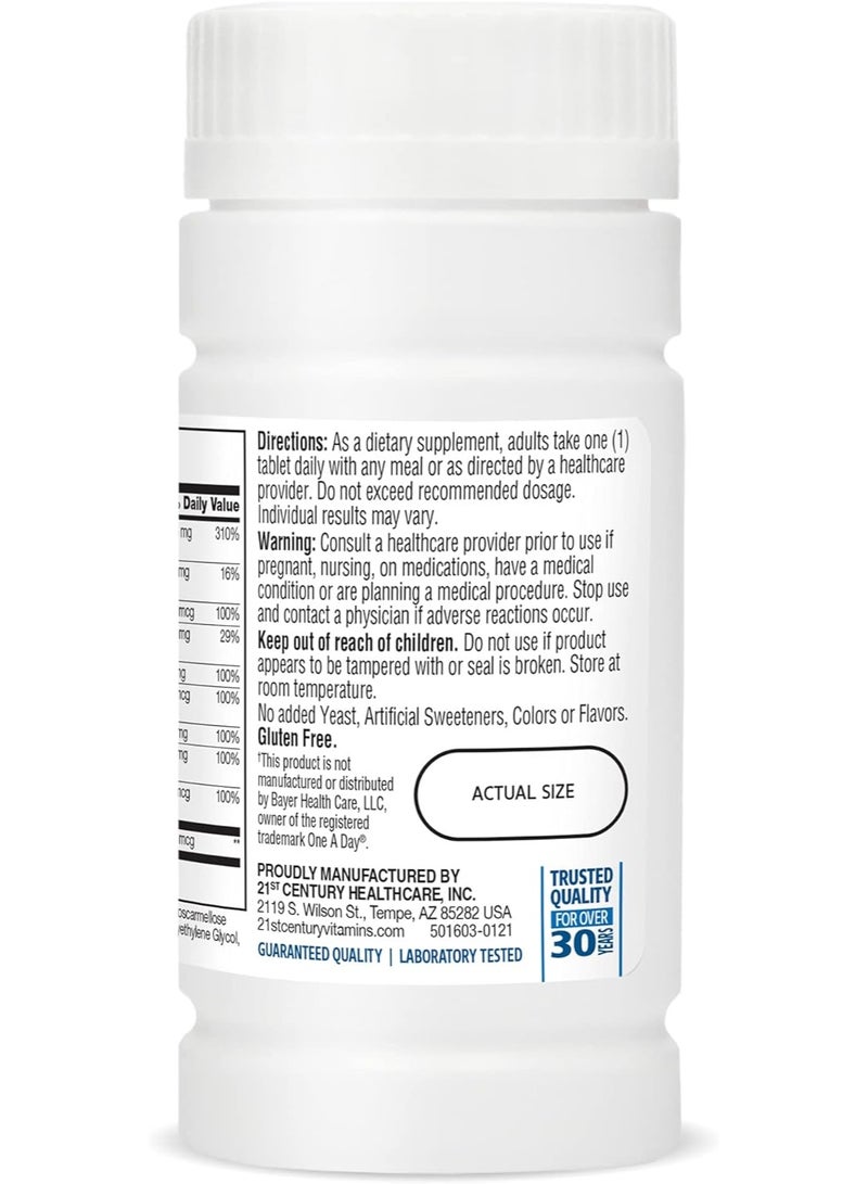 21st Century One Daily Men's Health Tablets, 100 Count - Image 2