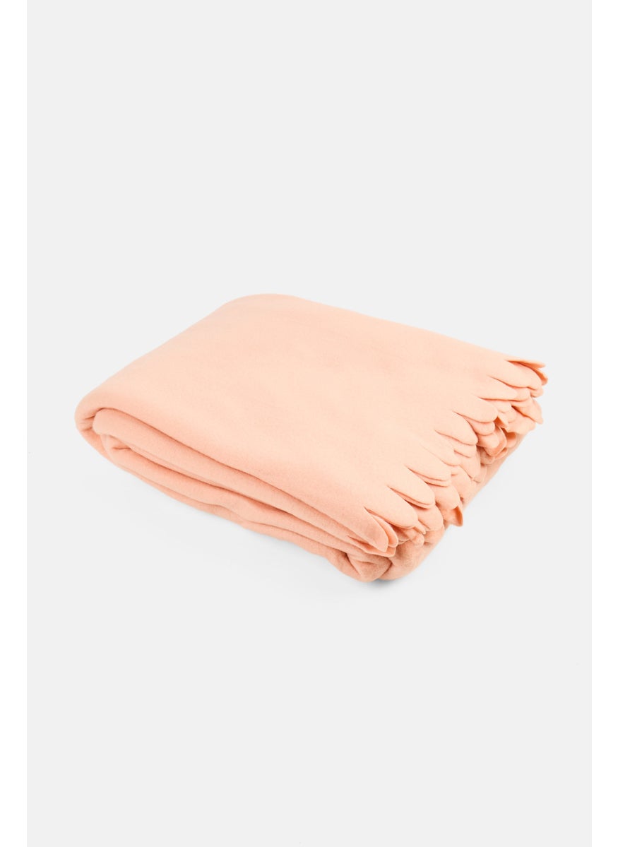 Nanette lepore - Polar Fleece Blanket 150 x 200 cm, Peach - Image 1