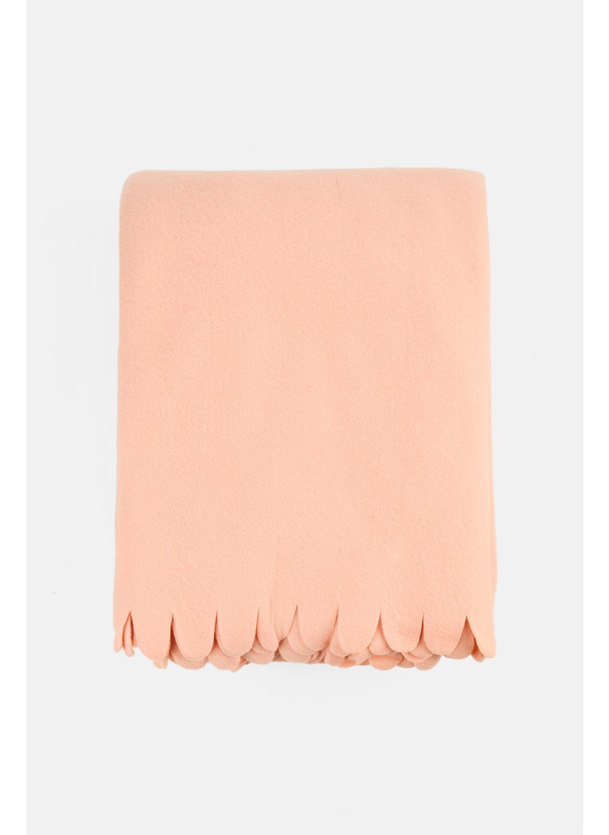 Nanette lepore - Polar Fleece Blanket 150 x 200 cm, Peach - Image 1