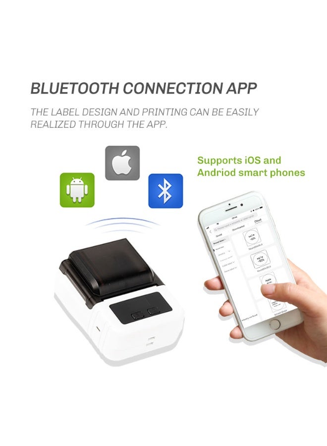 Phomemo M120 Label Maker Barcode Printer Bluetooth Thermal Label Maker Machine for Retail QR Code Small Business - Image 2