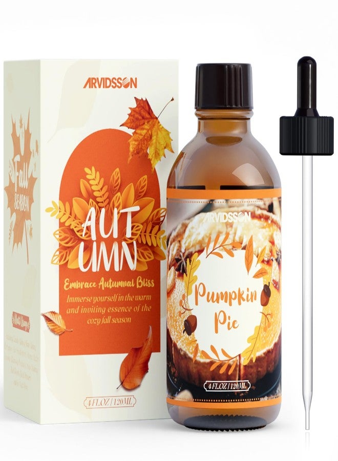 ARVIDSSON Pumpkin Pie Essential Oil 4 Fl Oz (120ml), ARVIDSSON Pumpkin Spice Essential Oils for Diffusers, Fall Essential Oils for Candle Making, Cozy Autumn Scented Oils - Image 1
