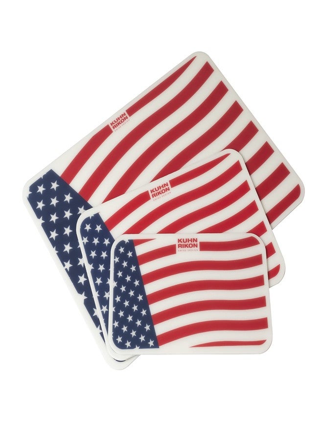 Kuhn Rikon 3-Piece Americana Printed Cutting Board - Image 2