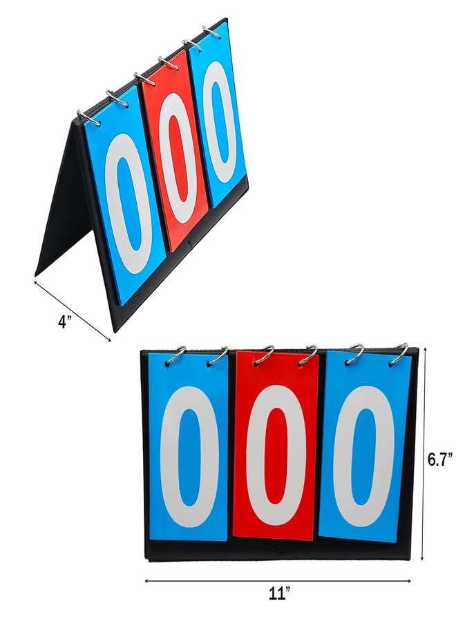 GRSECPO Portable Flip Scoreboard for Table Top Games Multi-Sport Score Keeper (Basketball, Soccer, Tennis & More) - Image 2