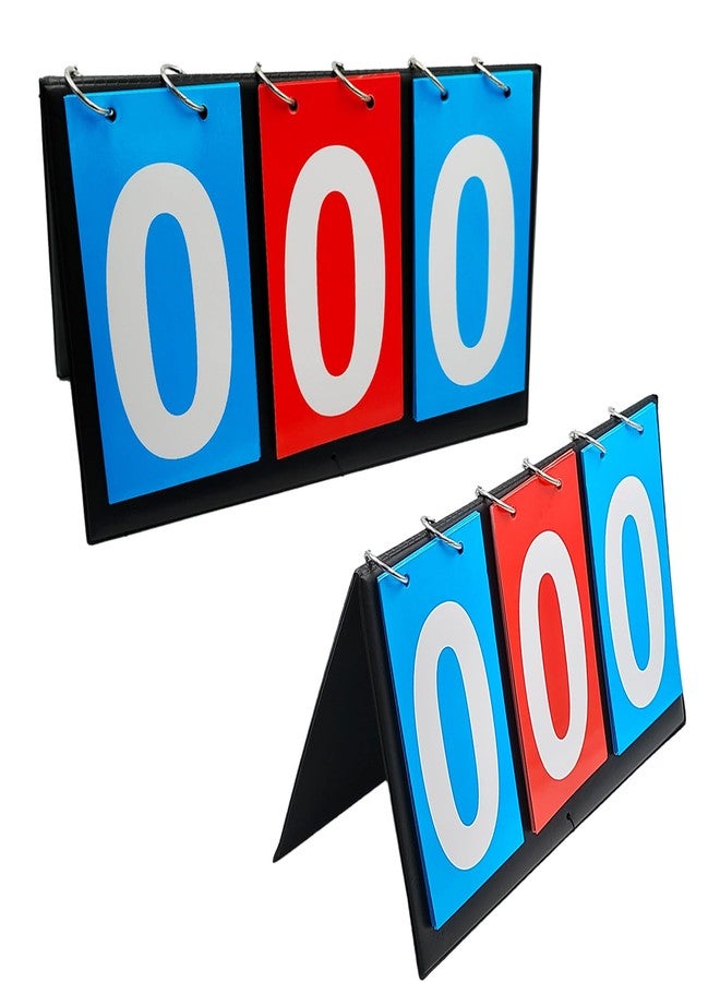 GRSECPO Portable Flip Scoreboard for Table Top Games Multi-Sport Score Keeper (Basketball, Soccer, Tennis & More) - Image 1