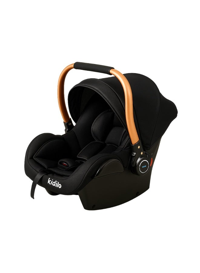 Kidilo car seat, first stage, holds from 0 to 13 kilograms with a strong metal arm.