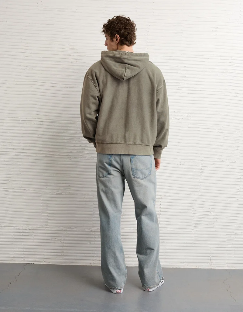 American Eagle  AE Laidback Luxe Full-Zip Hoodie  | Best Price UAE