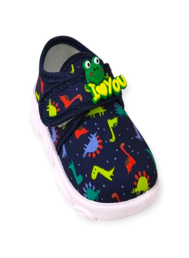 Coolz Kids Chu-Chu Sound Musical Shoes Star-14 for Baby Boys and Girls Age 9 Months- 2.5 Years (Navy Blue, UK Footwear Size System, Toddler, Age Range, Medium, 18 Months, 21 Months) - Image 1