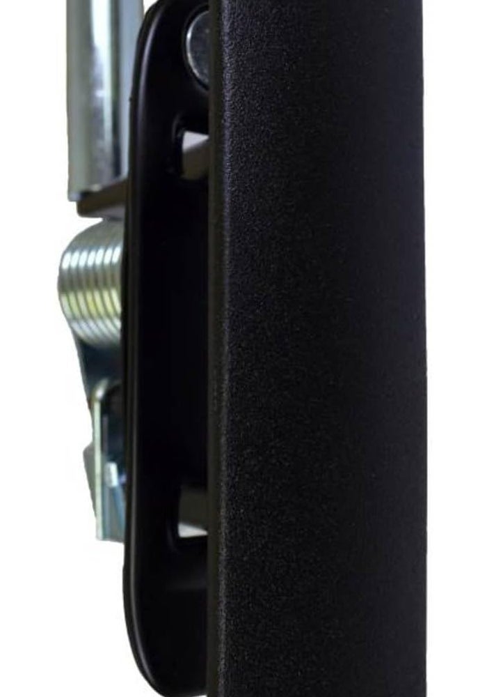 PT Auto Warehouse FO-3903A-R1 Outside Sliding Door Handle - Metal Black - Passenger Side Rear - Image 1