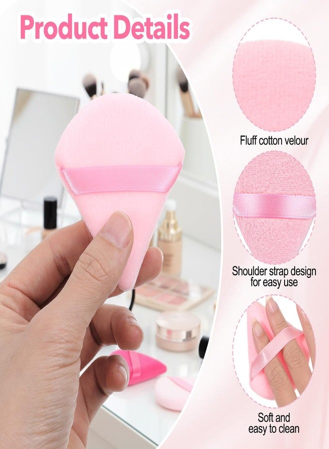 Caeuiciw 150PCS Powder Puffs for Face Powders, Triangle Powder Puff for Loose and Press, Makeup Sponge Powders Applicator for Face and Eye - Image 3