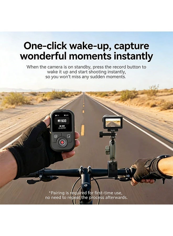 Telesin compatible with DJI Action 6/5 Pro/4 Bluetooth remote controllers, DJI Osmo 360 action camera HD color screen remote controllers, outdoor photography and shooting Action 6 accessories. - Image 5