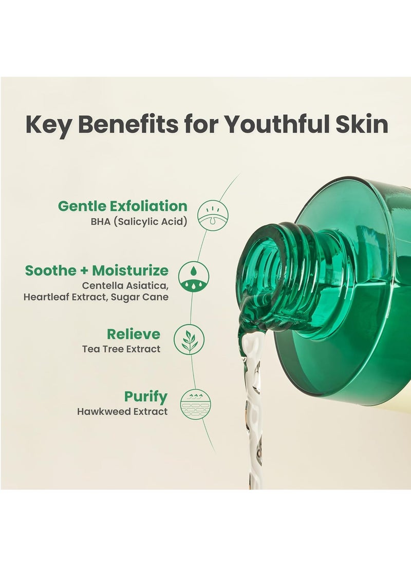 AXIS-Y Daily Purifying Treatment Toner - BHA and Salicylic Acid - Centella Asiatica & Tea Tree - 200ml - Image 4