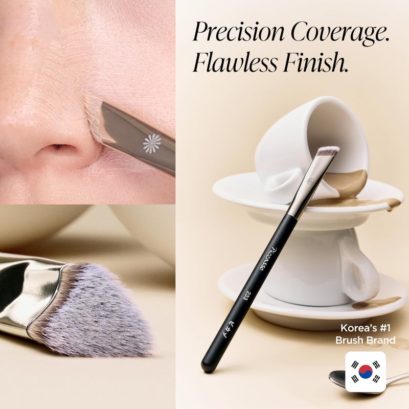 Piccasso Brush 233 Concealer Makeup Brush for Pore Coverage â€“ Precision Tapping Tip for Flawless, Smooth Finish â€“ Synthetic Hair, Wooden Handle - Image 5
