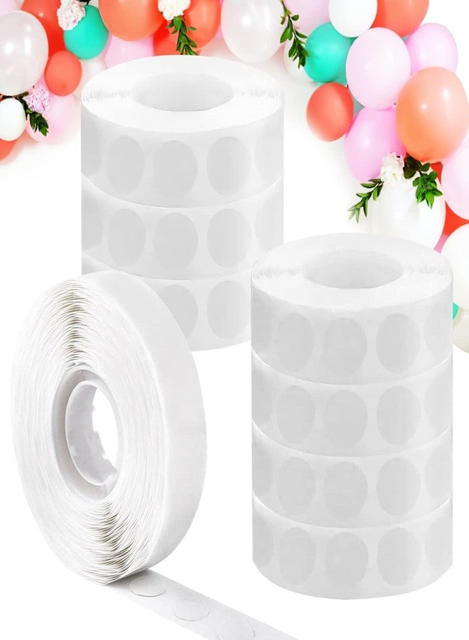 WISYOK 4000 Pcs Glue Points for Balloons, Removable Double-Sided Adhesive Points, Craft, Wedding Decoration Point Stickers - Image 1
