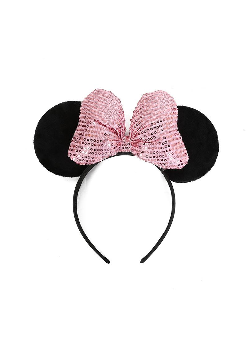 Y&D 12-Piece Mickey Minnie Mouse Costume Headbands Festival Performance Bow Headband For Girl - Image 4