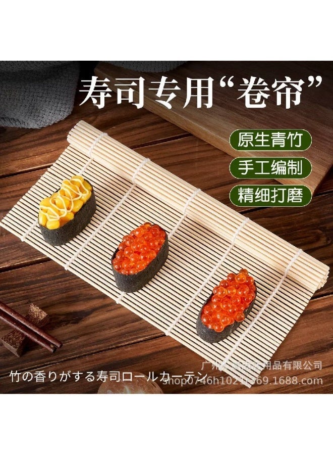 Bamboo Sushi Rolling Mat Sushi Making Tool Sushi Maker Reusable Rolling Sushi Mat DIY Sushi Making Kit for Beginners and Sushi DIY Lovers - Image 3