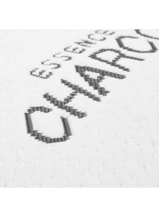 Safdie & Co. Charcoal Matelasse Rectangular Queen Pillow White and Grey 30 x 20 Inch 63050.Z.01  - Image 4