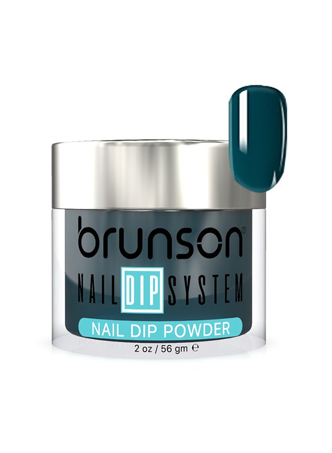 brunson Nail Dip Powder Dip And Buff System Color 56gm, French Nail Art Starter Manicure Salon DIY At Home Odor Free And Long Lasting No Needed Nail Lamp Curing BDK148