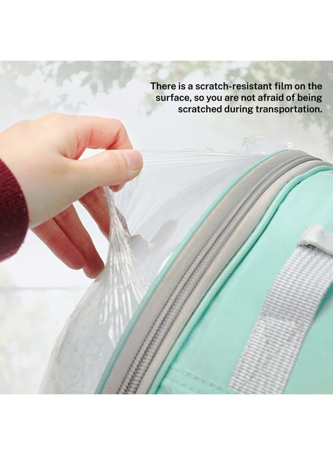 Rypet Bird Carrier Backpack Parrot Portable Breathable Bag Pet Bird Lightweight Travel Cage with Standing Perch and Stainless Steel Tray - Image 5